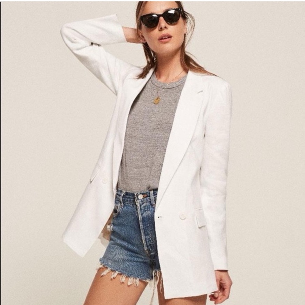 Reformation 100% linen blazer - Picture 1 of 4